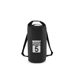Schwimmen Trockenbeutel/Rucksack - 5L Schwarz