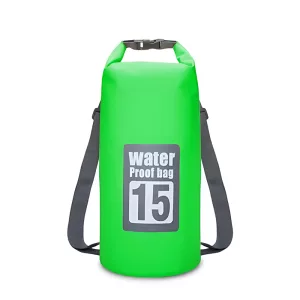 Schwimmen Trockenbeutel/Rucksack - 15L Grün