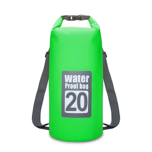 Schwimmen Trockenbeutel/Rucksack - 20L Grün