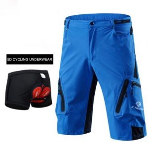 MTB-RADLERHOSEN – HIMMELBLAU MIT GEL