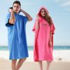 Handtuch-Poncho-Trockenbademantel