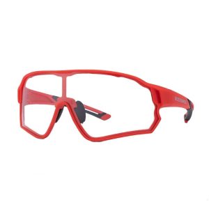 Phototrope Fahrradbrille - Rot