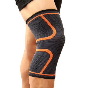 Kniestütze Zum Laufen, Gehen Und Radfahren - Orange, L