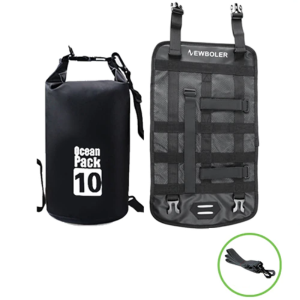 Wasserdichte Fahrradlenkertaschen - Stil 1 Schwarz 10L