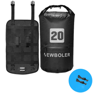 Wasserdichte Fahrradlenkertaschen - Stil 2 Schwarz 20L