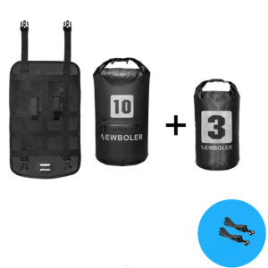 Wasserdichte Fahrradlenkertaschen - Stil 2 Schwarz 13L