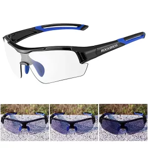 Photochrome Radfahrerbrille - Blau