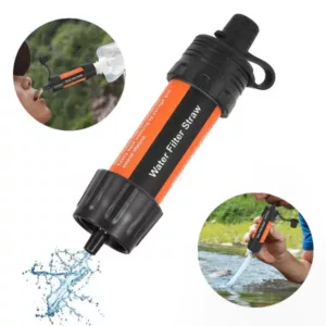 Tragbarer Wasserfilter Stroh Camping Reiniger