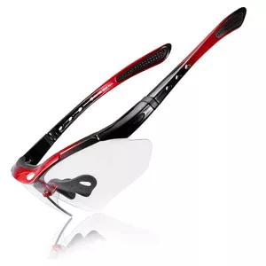 Phototrope Fahrradbrille - Rot