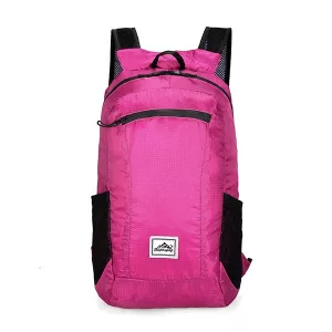 Faltbarer Reiserucksack Outdoor-Tasche - Rosa