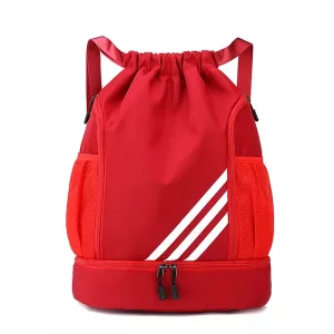 Fußball-Rucksack Sporttasche - Rot