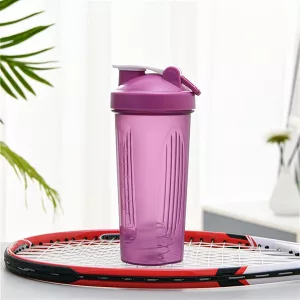 Protein Shaker Flasche für Fitnessstudio - Lila
