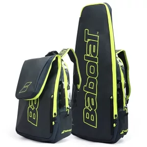 Tennisschläger-Rucksack Pickleball-Tasche - Schwarz