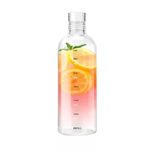 Wasserflasche mit Zeitmarker - 750 ml