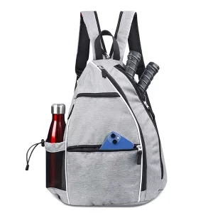 Pickleball-Rucksack Schlägertasche - Grau