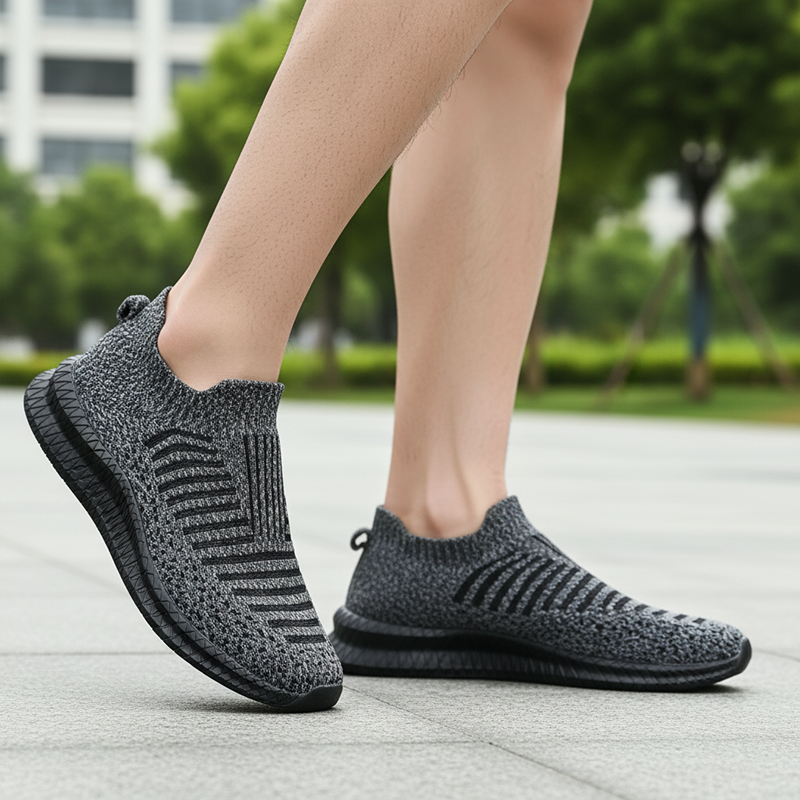 running shoes, slip on sneakers, men sneakers, sock sneakers, mesh sneakers, breathable sneakers