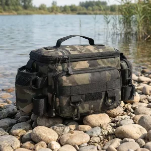 tackle bag, fishing bag, fishing tackle bag, fishing shoulder bag